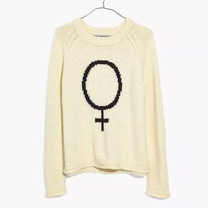 Madewell x Girls Inc Female Symbol Keaton Pullover Sweater